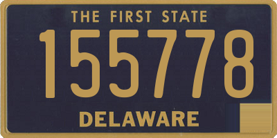 DE license plate 155778