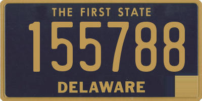 DE license plate 155788