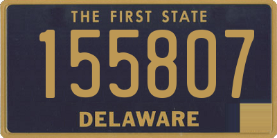 DE license plate 155807