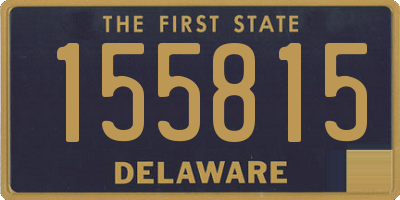 DE license plate 155815