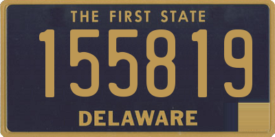 DE license plate 155819