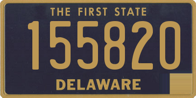 DE license plate 155820