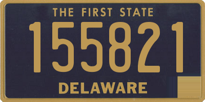 DE license plate 155821