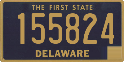 DE license plate 155824