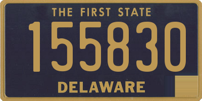 DE license plate 155830