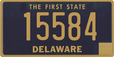 DE license plate 15584