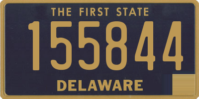 DE license plate 155844