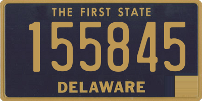 DE license plate 155845