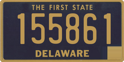 DE license plate 155861