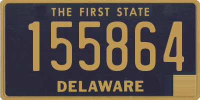 DE license plate 155864