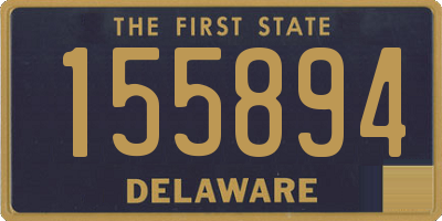 DE license plate 155894