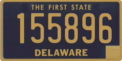 DE license plate 155896