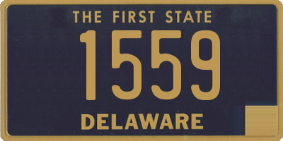 DE license plate 1559