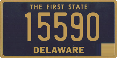 DE license plate 15590