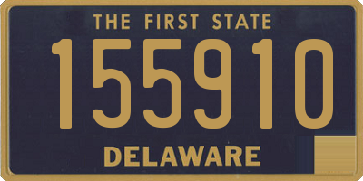 DE license plate 155910