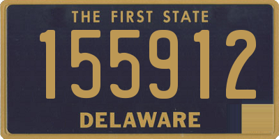 DE license plate 155912