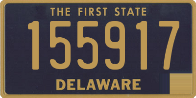 DE license plate 155917