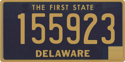 DE license plate 155923