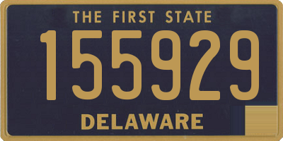 DE license plate 155929