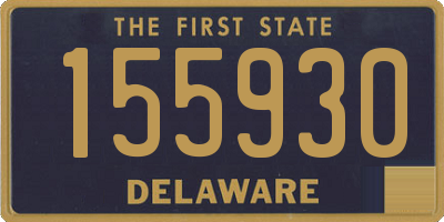 DE license plate 155930