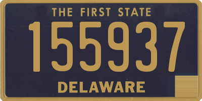 DE license plate 155937