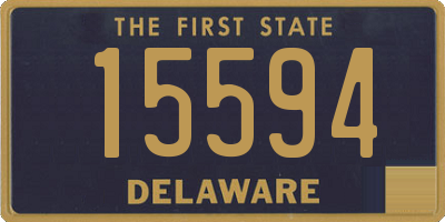 DE license plate 15594