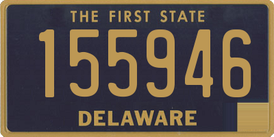 DE license plate 155946