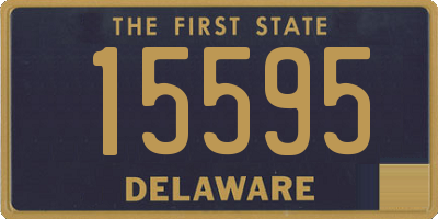 DE license plate 15595