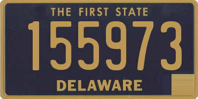 DE license plate 155973