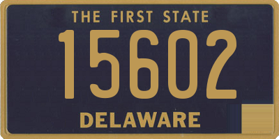 DE license plate 15602