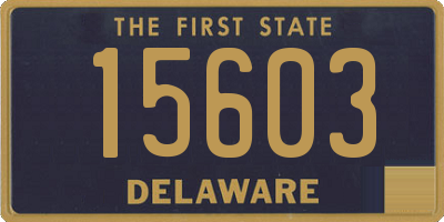 DE license plate 15603