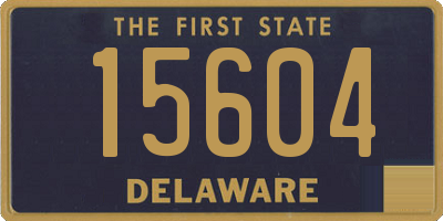 DE license plate 15604