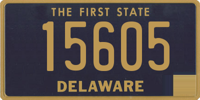 DE license plate 15605