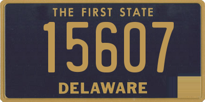 DE license plate 15607