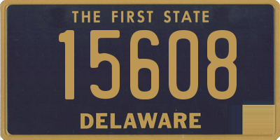DE license plate 15608