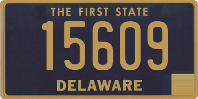 DE license plate 15609