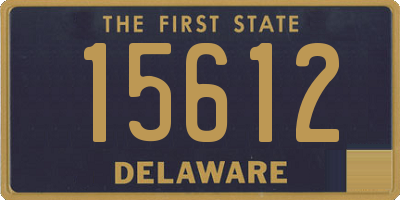 DE license plate 15612