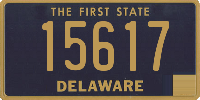 DE license plate 15617