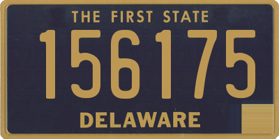 DE license plate 156175