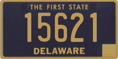 DE license plate 15621