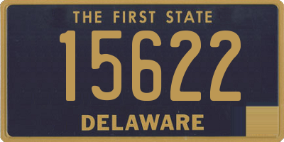 DE license plate 15622