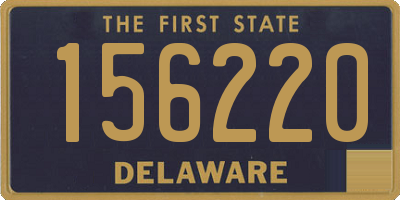 DE license plate 156220