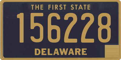 DE license plate 156228