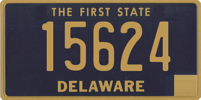 DE license plate 15624