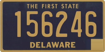 DE license plate 156246