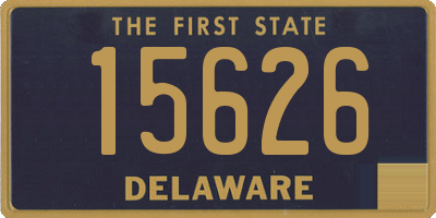 DE license plate 15626