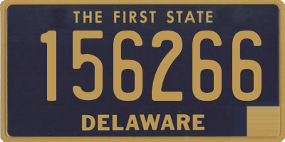 DE license plate 156266