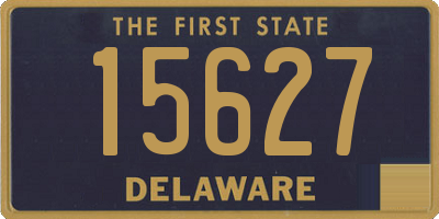 DE license plate 15627