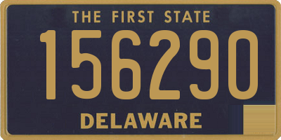 DE license plate 156290