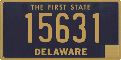 DE license plate 15631